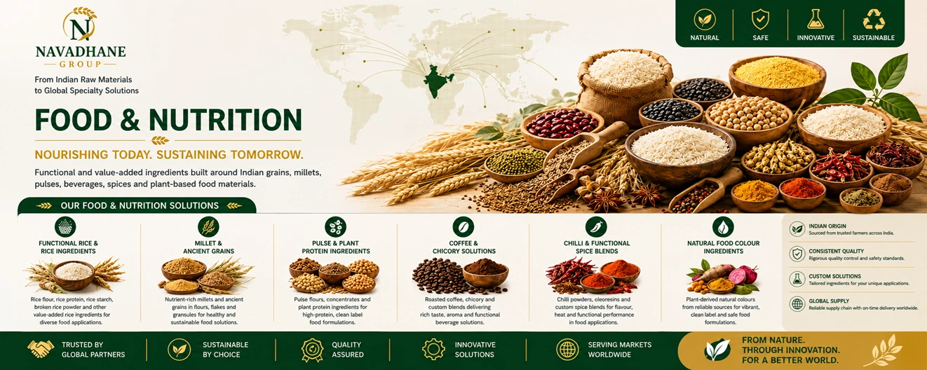Navadhane Group — Food and Nutrition specialty ingredients