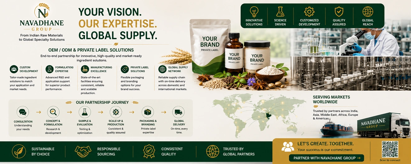 Navadhane Group — Specialty and Industrial Solutions with global supply capability